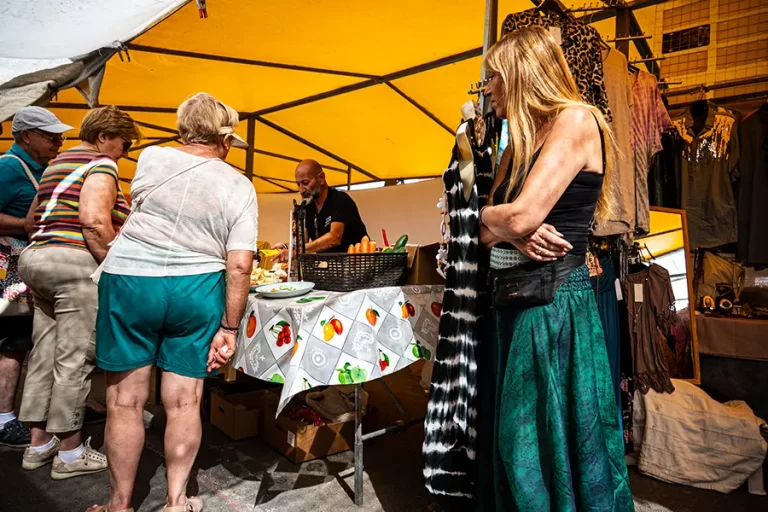 Op de markt